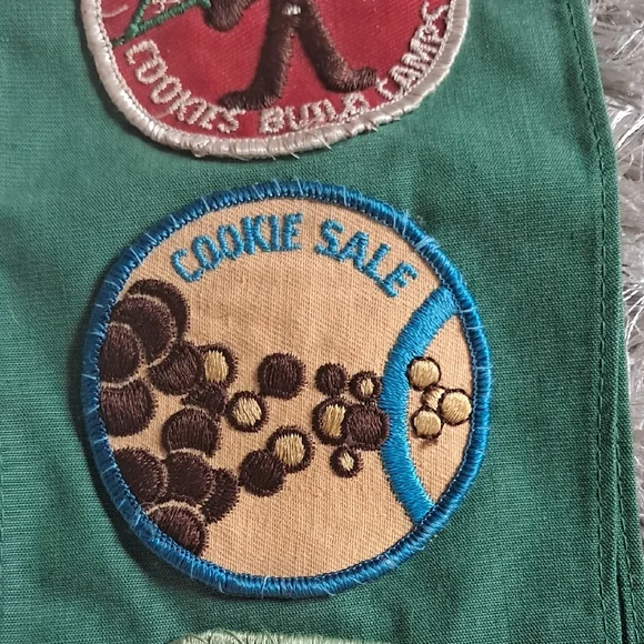 Green Kids Scout Badge Sash